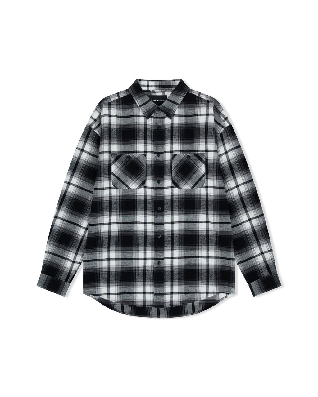 yeseyesee - Flannel Check Shirt (Black) product image 1 | TRAB K-Fashion Australia