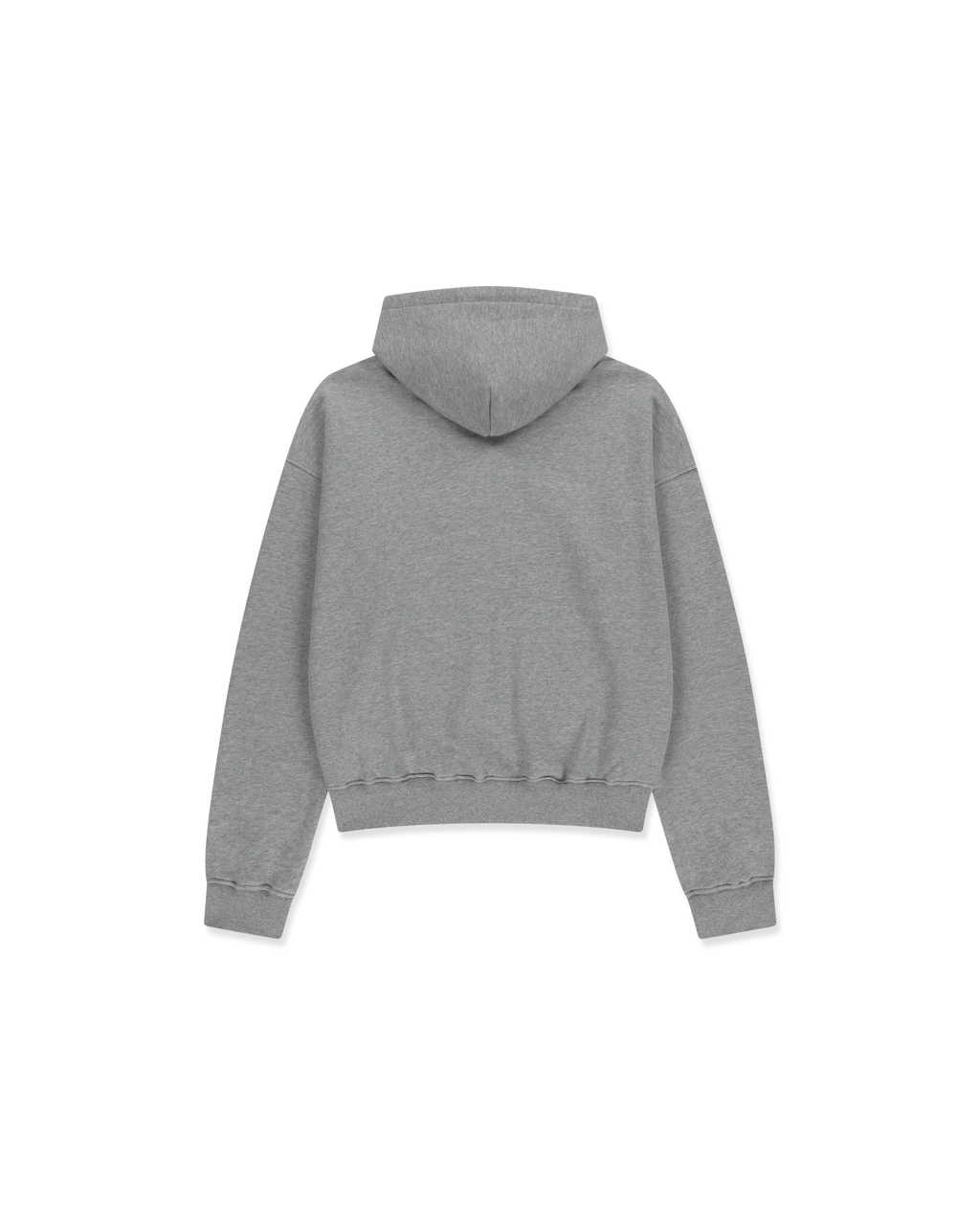 Kimhe Kim - Heart Patch Zip-Up Hoodie (Melange Grey) product image 2 | TRAB K-Fashion Australia