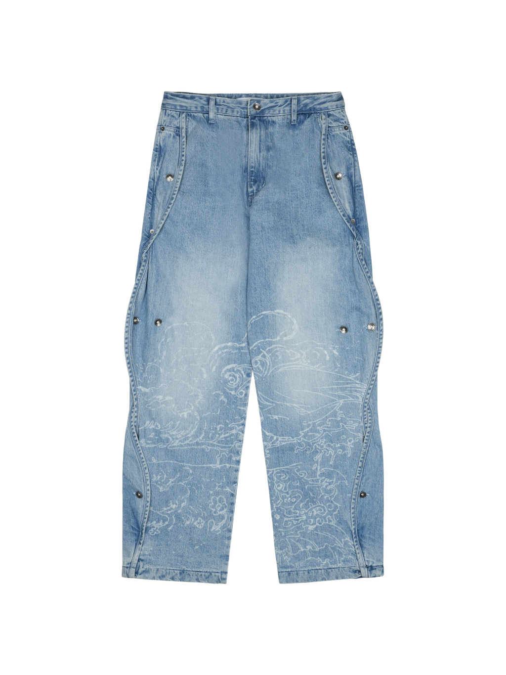 San San Gear - San San X Yuminha Pants (Blue) product image 1 | TRAB K-Fashion Australia