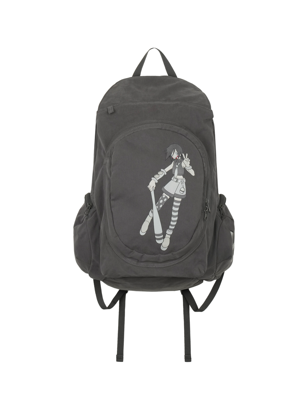 San San Gear - San San X Yuminha Backpack (Charcoal) product image 1 | TRAB K-Fashion Australia