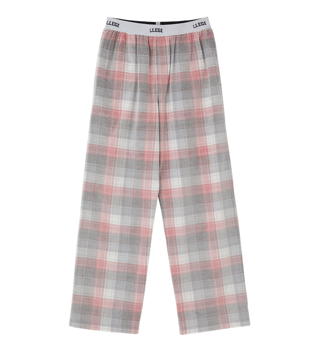 Llege - Faded Check Pajama Pants (Pink) product image 1 | TRAB K-Fashion Australia