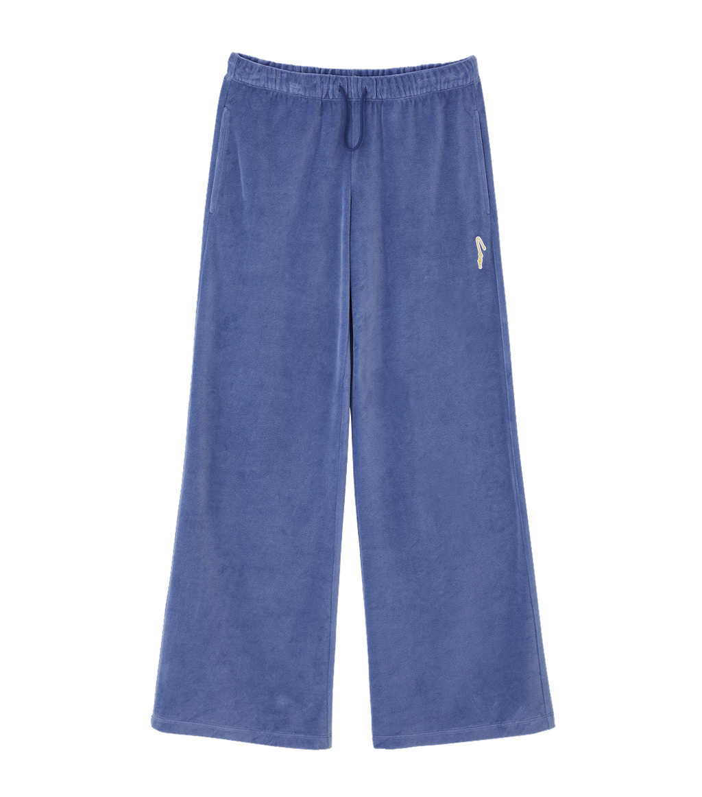 Llege - Velour Low-Rise Training Pants (Vintage Blue) product image 1 | TRAB K-Fashion Australia