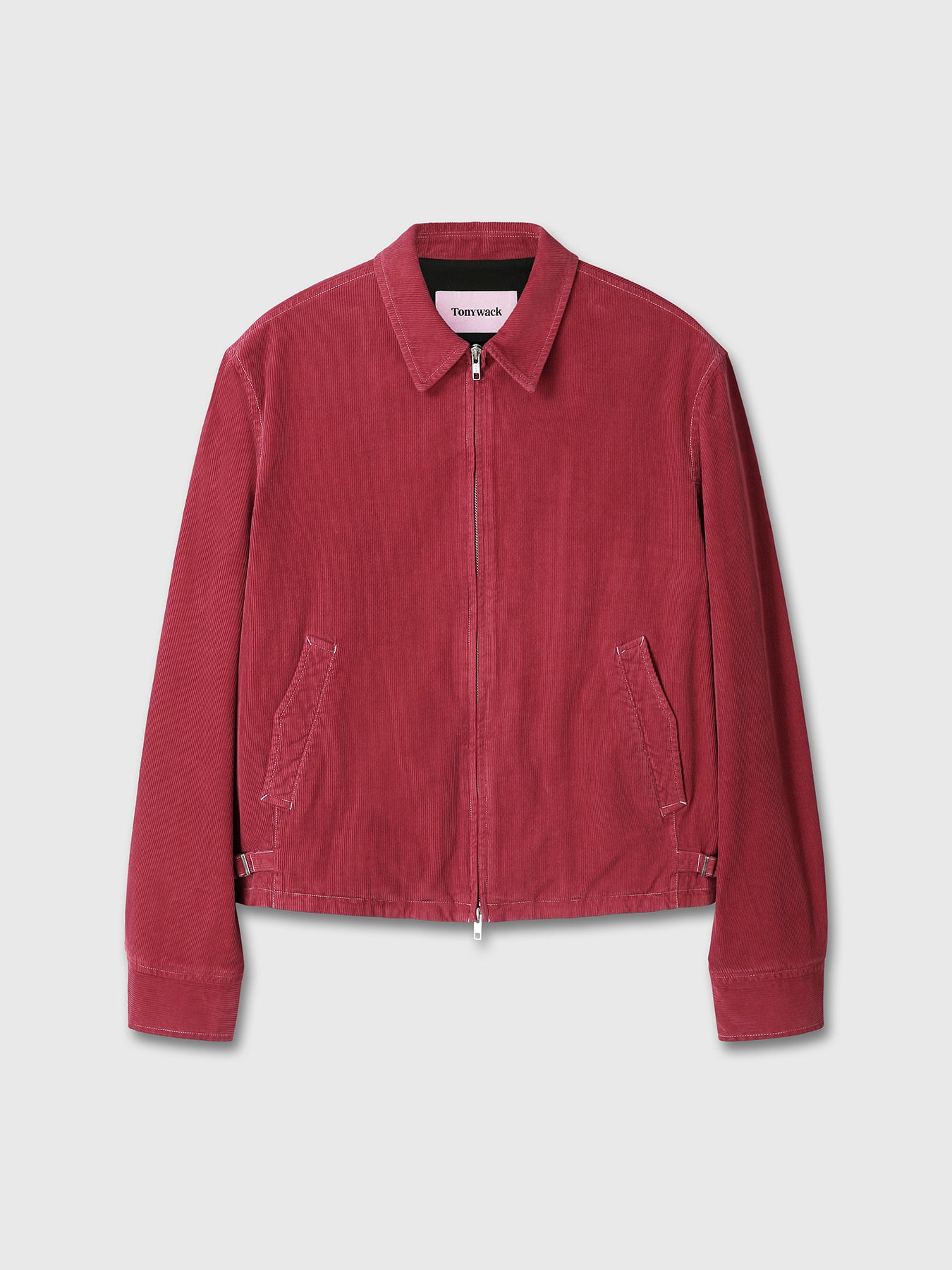 Tonywack - Garment Dyed Corduroy Zip Jacket (Faded Red) product image 9 | TRAB K-Fashion Australia
