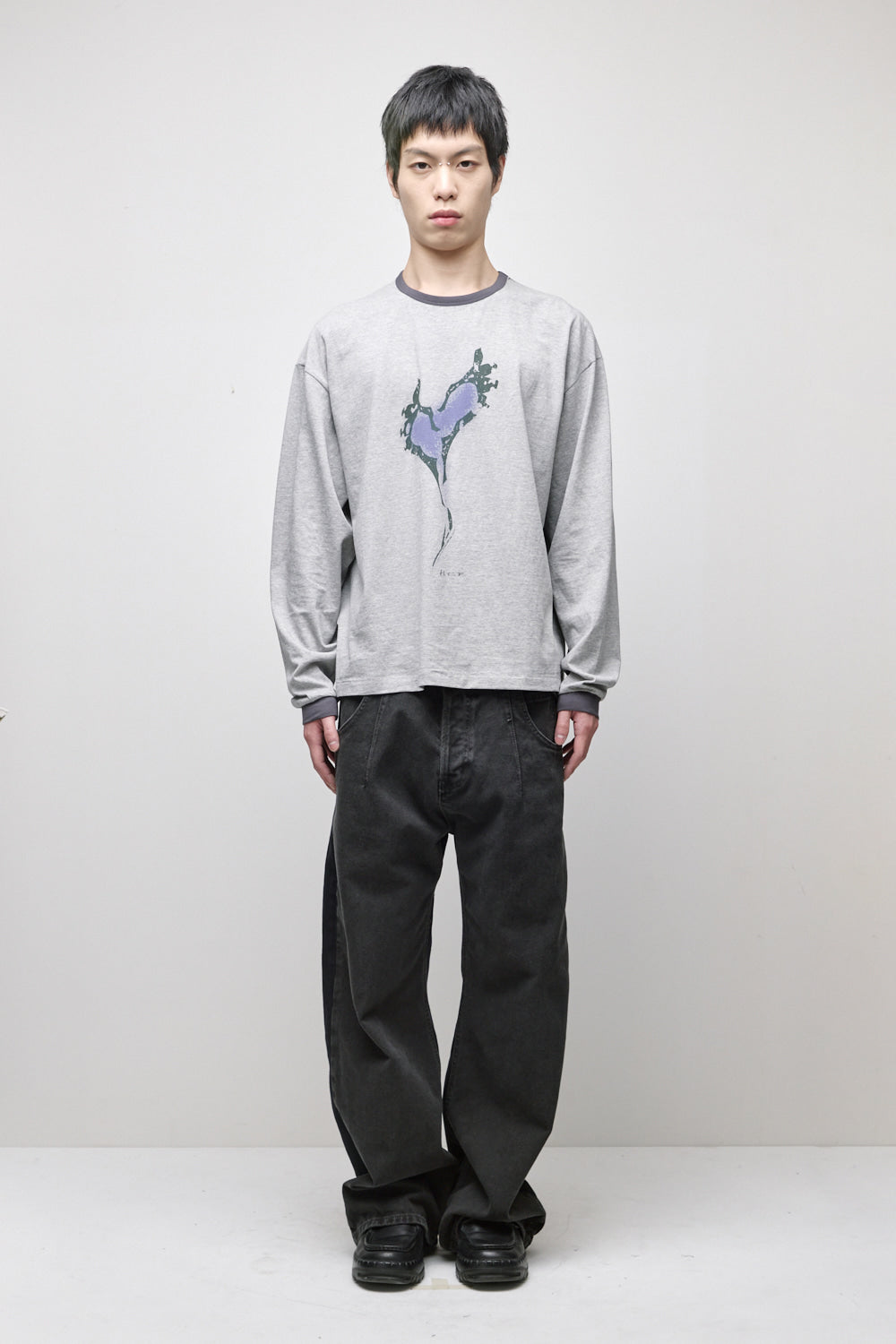 Hatchingroom - Sea Horse Heart Tee (M.Grey) product image 8 | TRAB K-Fashion Australia