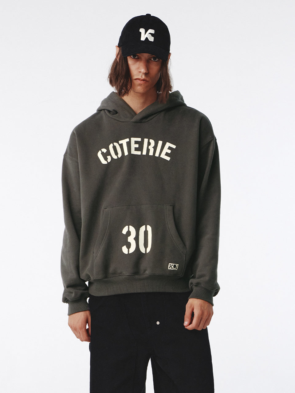 Kijun - COTERIE Hoodie (Charcoal) product image 1 | TRAB K-Fashion Australia