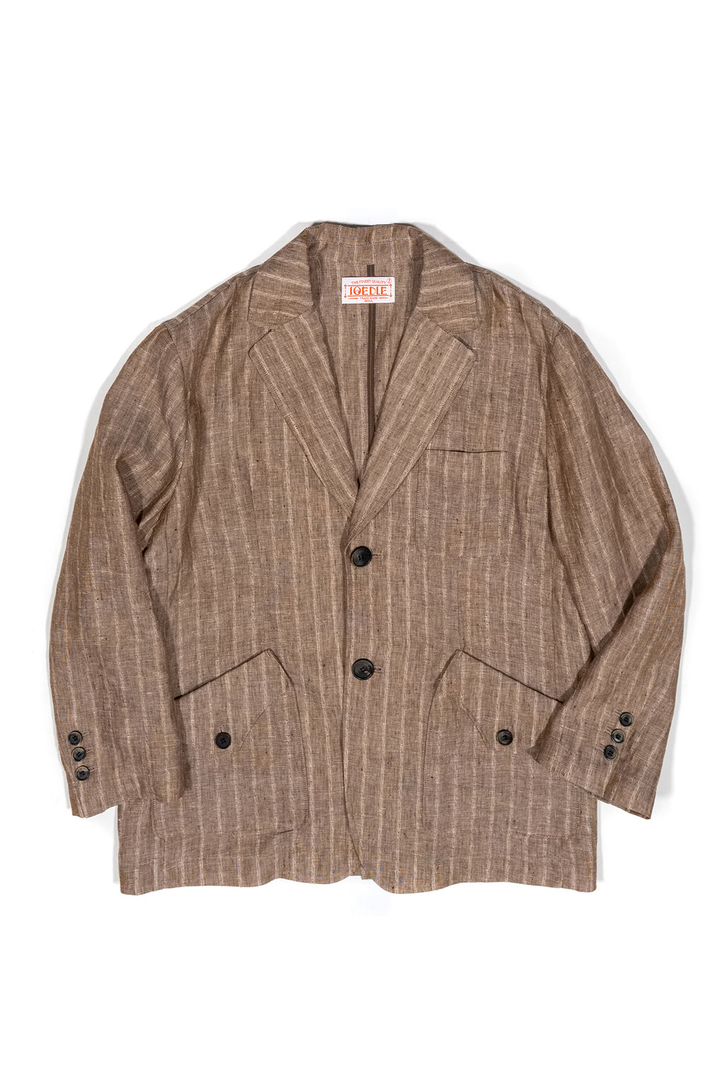 Ioedle - Linen Jacket (Brown) product image 1 | TRAB K-Fashion Australia