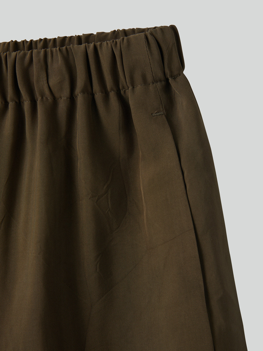 Recto - Wrinkled Fluid Banding Shorts (Khaki Brown) product image 6 | TRAB K-Fashion Australia