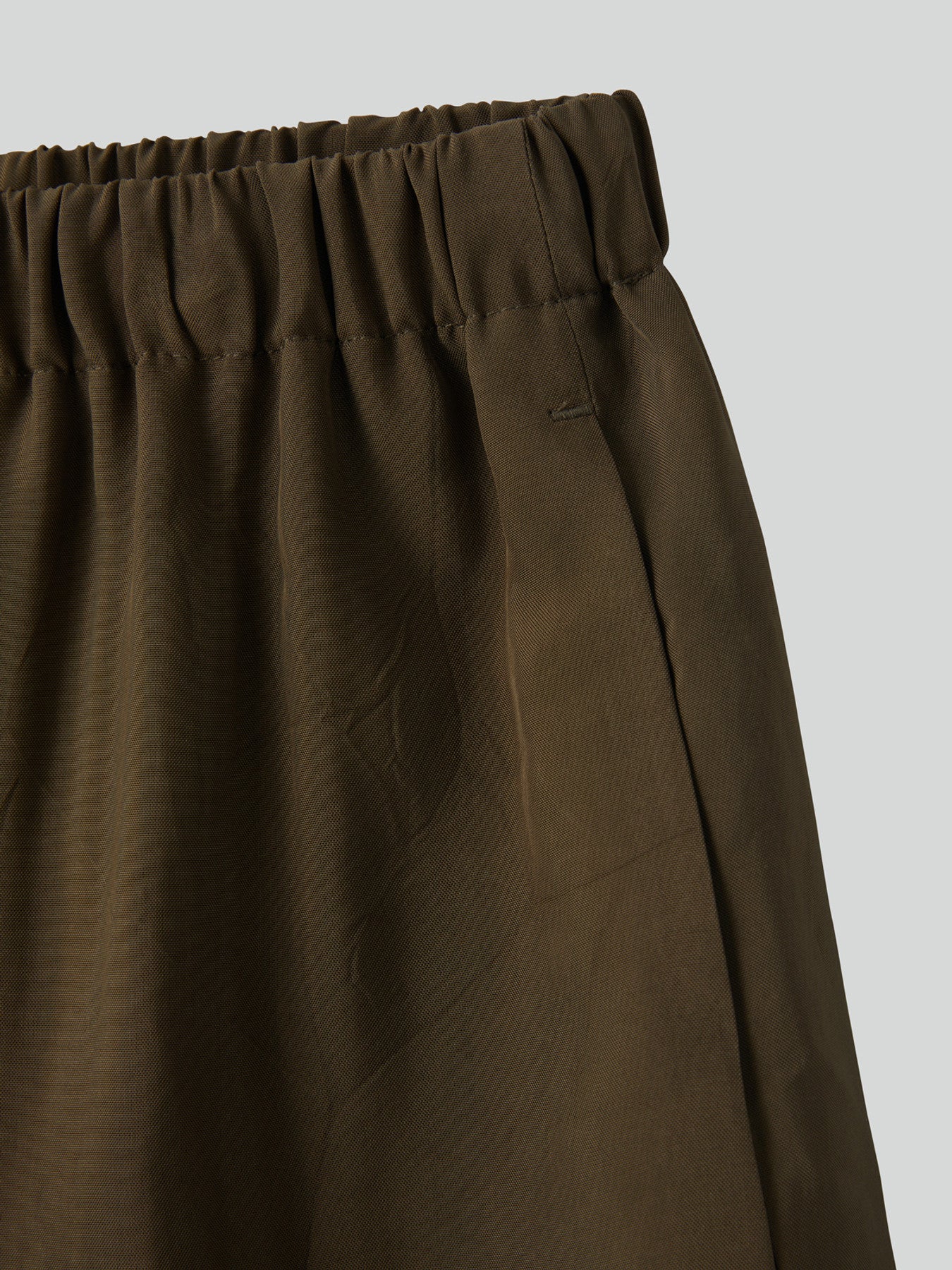 Recto - Wrinkled Fluid Banding Shorts (Khaki Brown) product image 6 | TRAB K-Fashion Australia