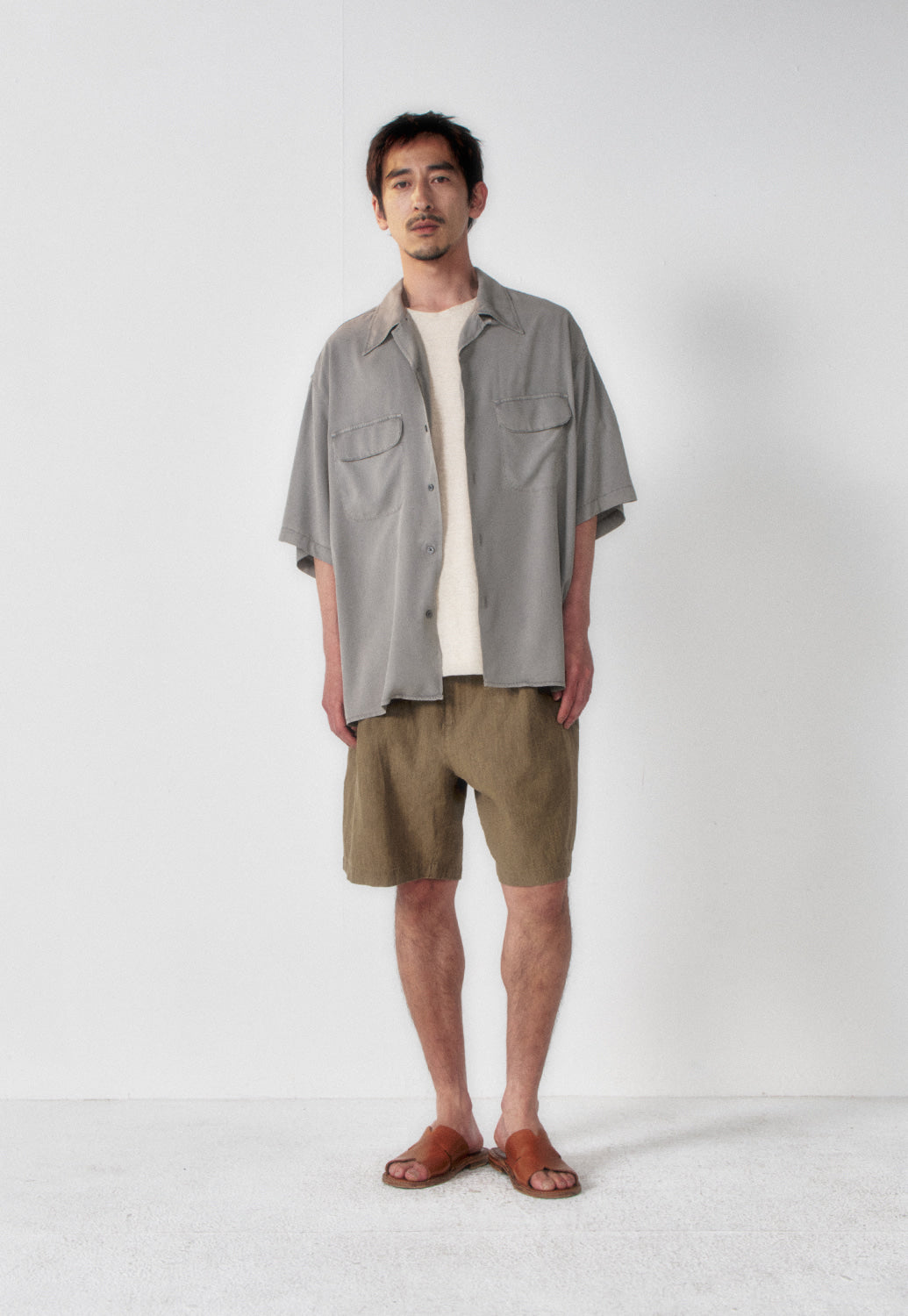 Art if acts - Tencel Two Pocket Half Shirt (Cliff) product image 3 | TRAB K-Fashion Australia
