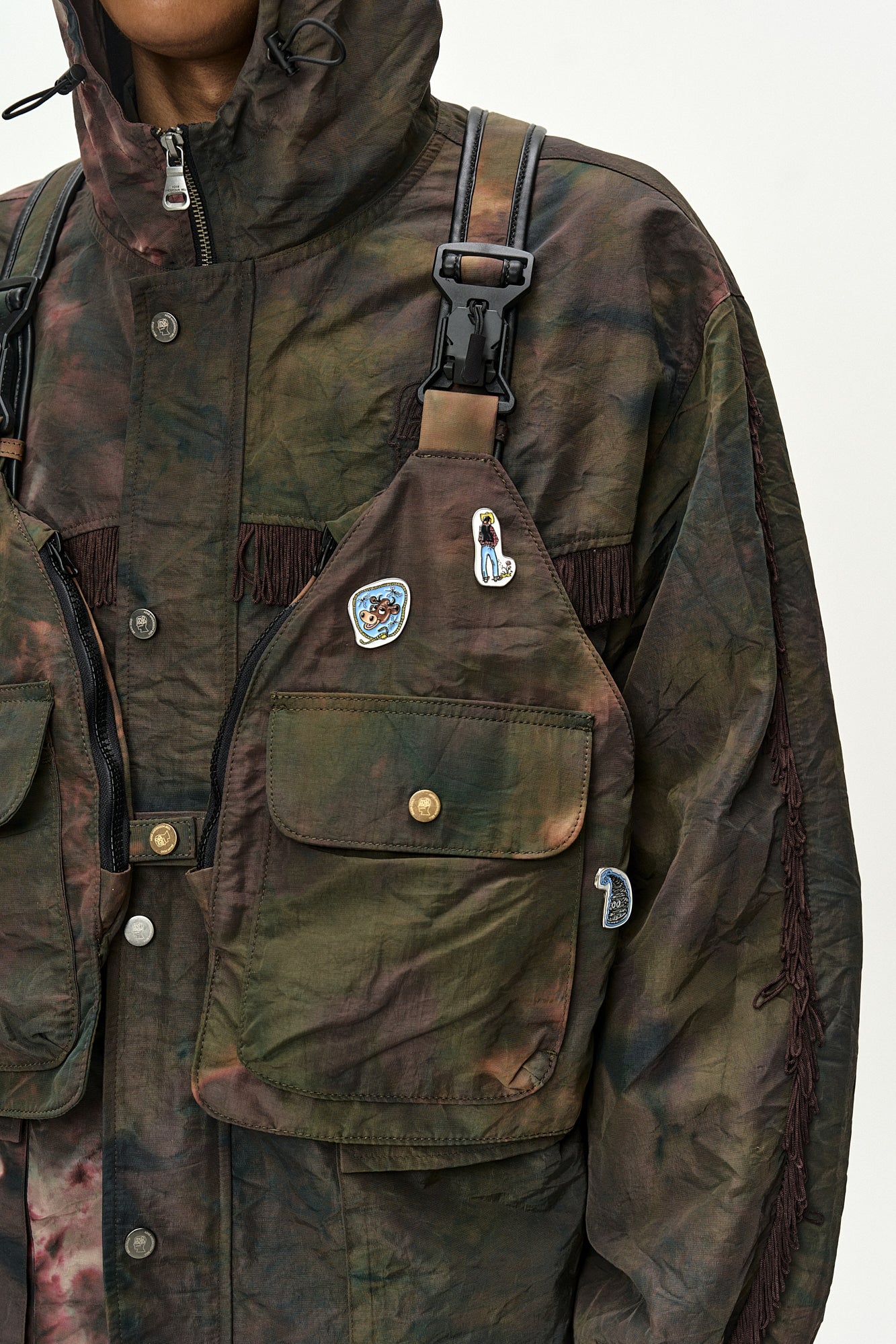Andersson Bell - Andersson Bell X Brain Dead Triangolo Vest Backpack (Brown) product image 7 | TRAB K-Fashion Australia