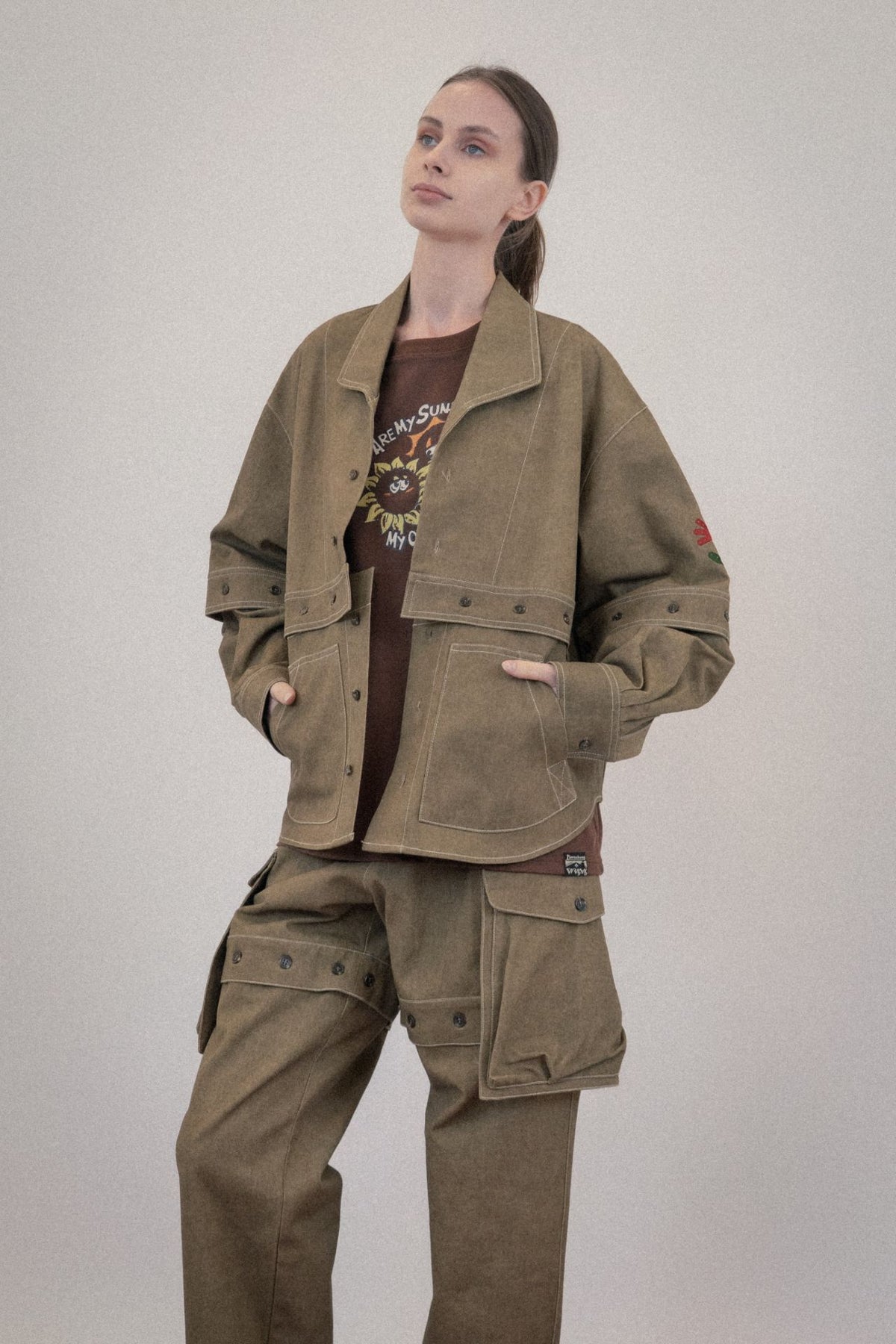 Ioedle - Assembly Jacket Where Imagination Blossoms (Sand) product image 11 | TRAB K-Fashion Australia