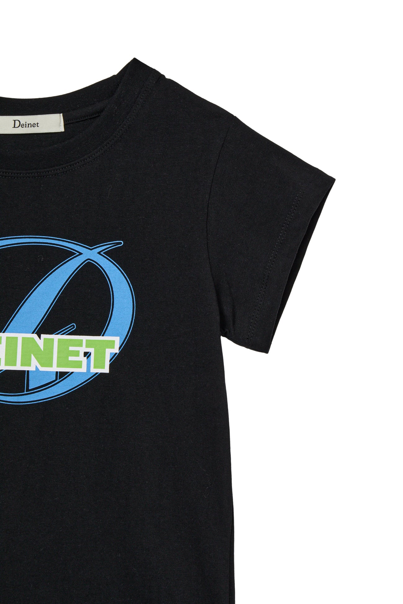 Deinet - Signature Logo Slim T-Shirt (Black) product image 4 | TRAB K-Fashion Australia