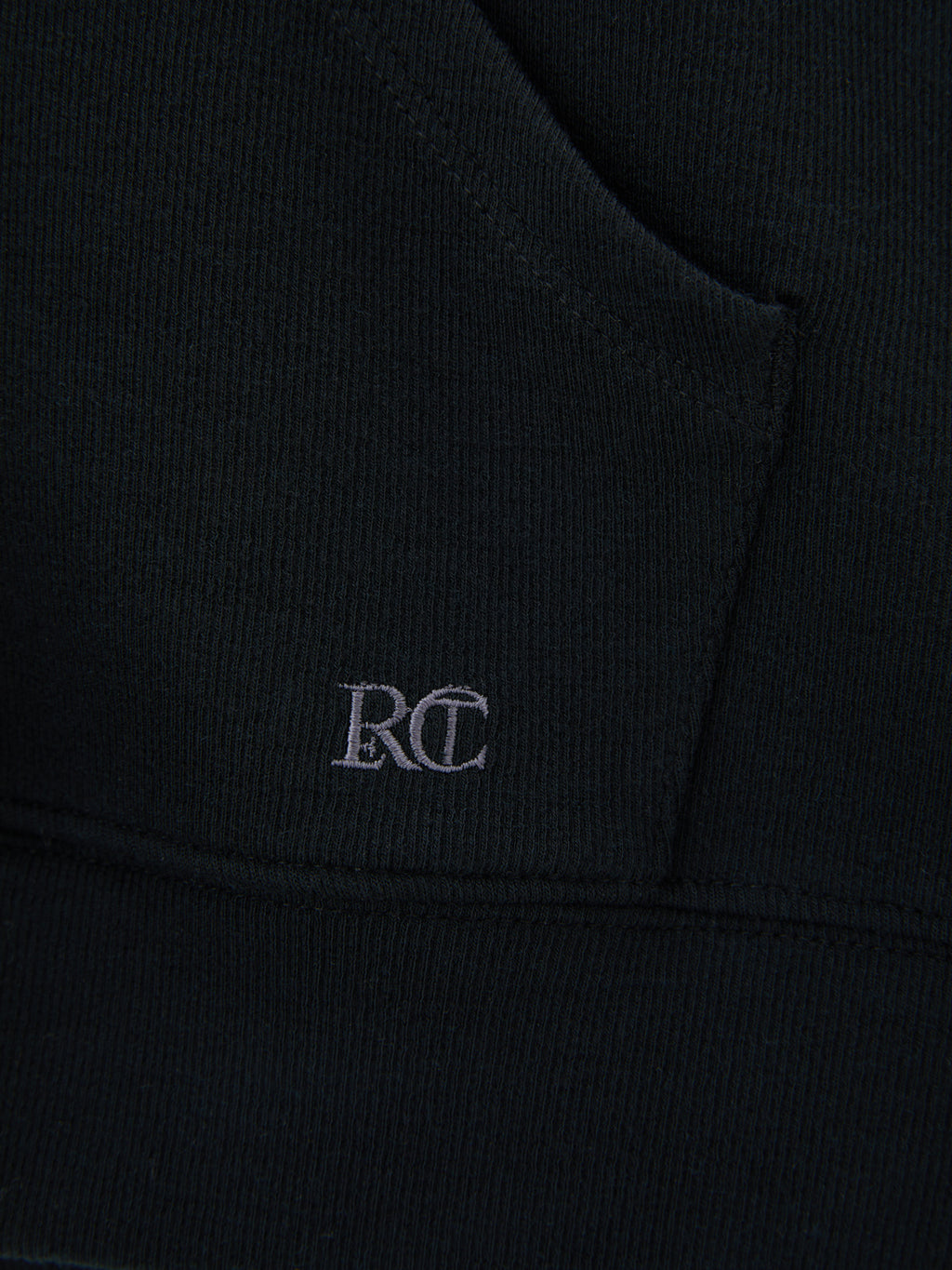 Recto - Wool Tencel Zip Hoodie (Black) product image 4 | TRAB K-Fashion Australia