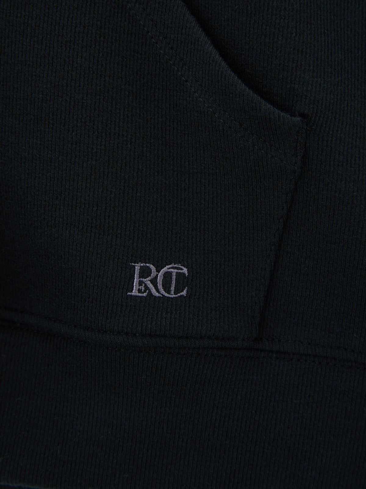 Recto - Wool Tencel Zip Hoodie (Black) product image 4 | TRAB K-Fashion Australia