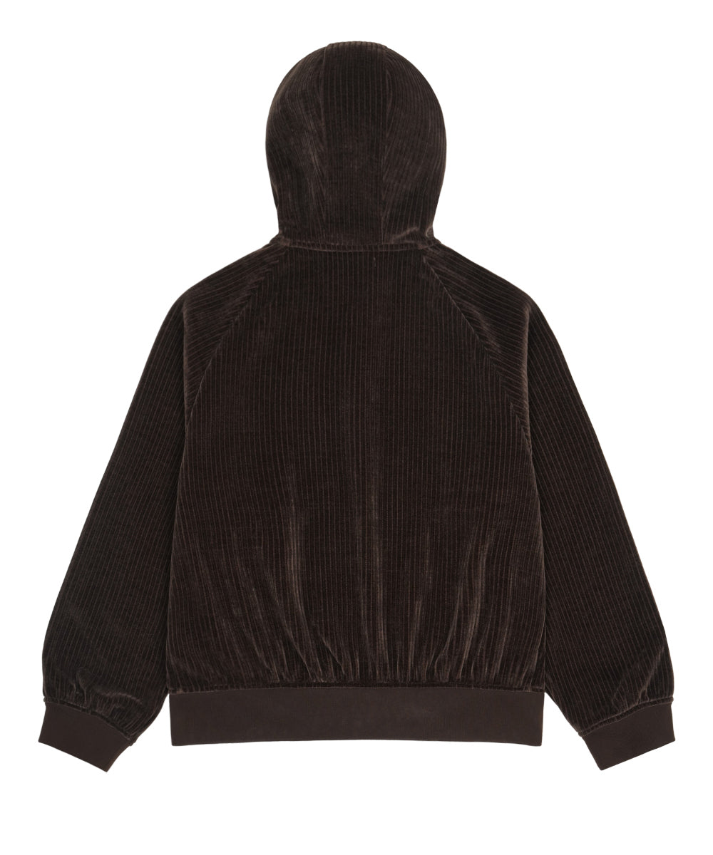 Coyseio - Velour Zip-Up Hoodie (Brown) product image 10 | TRAB K-Fashion Australia