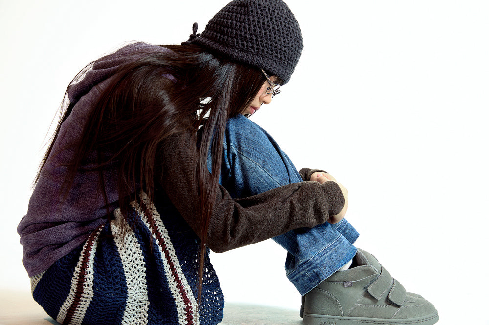 Coyseio - Button Pocket Zip-Up Hoodie (Purple) product image 3 | TRAB K-Fashion Australia