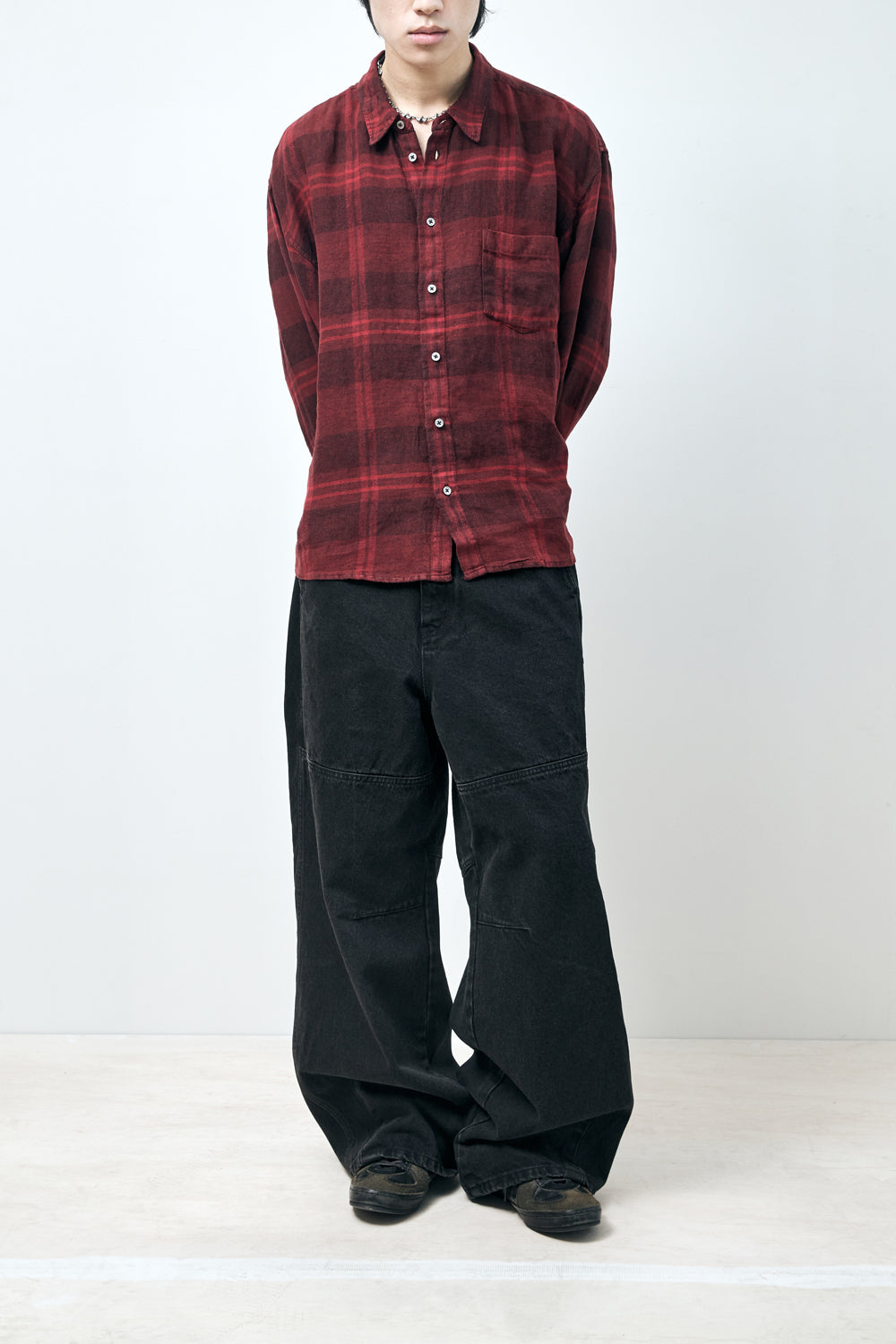 Hatchingroom - Wide Line Jeans Dusty (Black) product image 12 | TRAB K-Fashion Australia