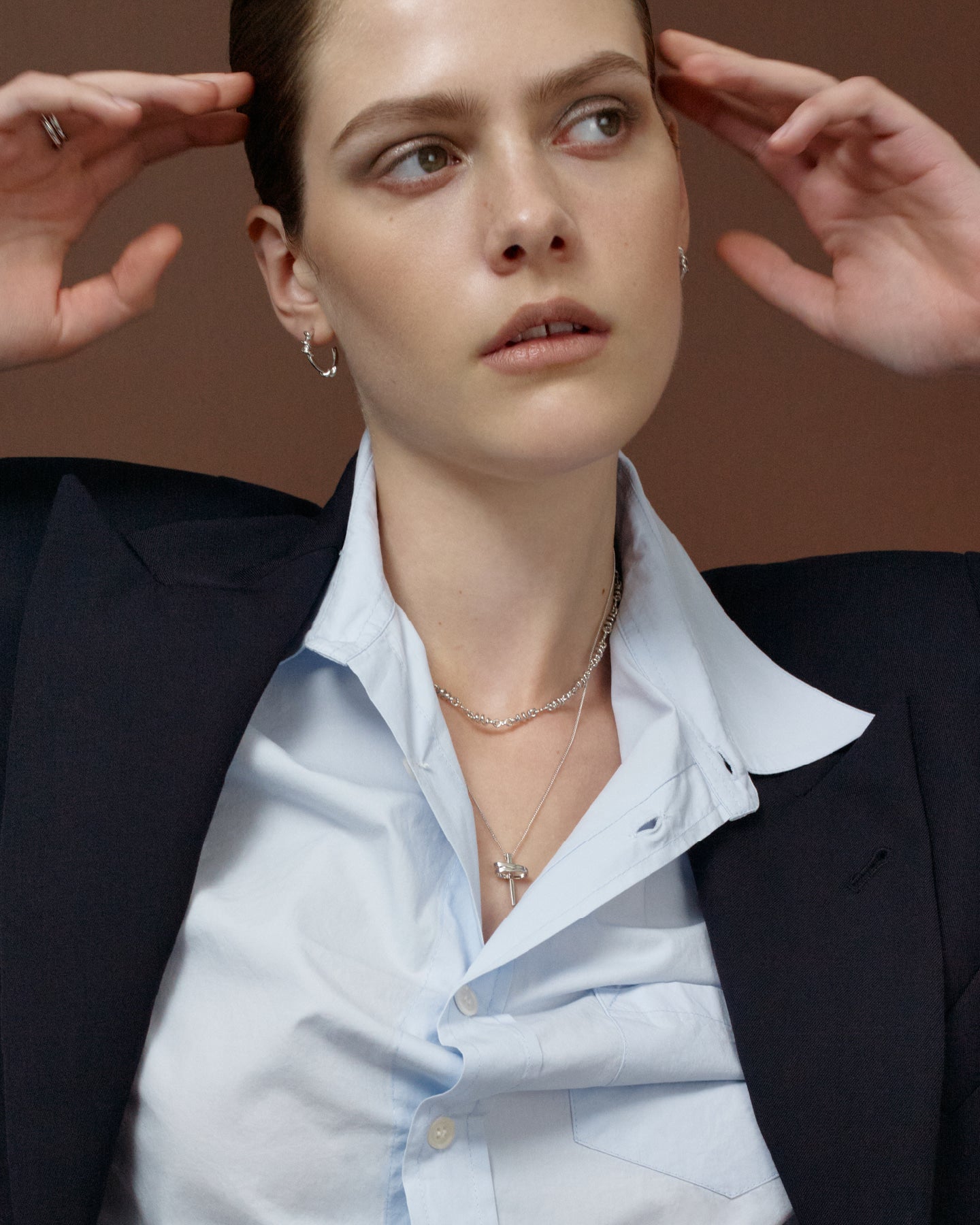Numbering - All-Around Coil Necklace #4806 product image 4 | TRAB K-Fashion Australia