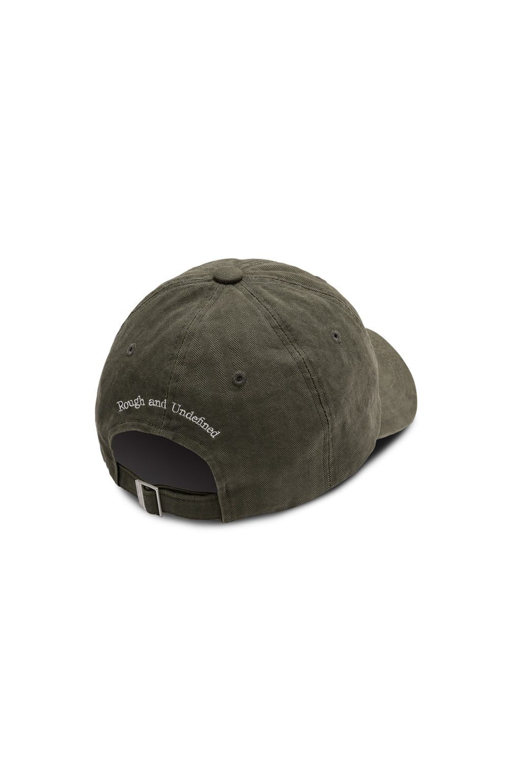 Matin Kim - Matin Herringbone Typo Ball Cap (Khaki) product image 3 | TRAB K-Fashion Australia
