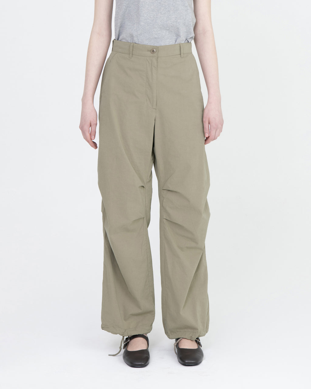Brownyard - Washed Parachute Pants (Dark Beige) product image 1 | TRAB K-Fashion Australia