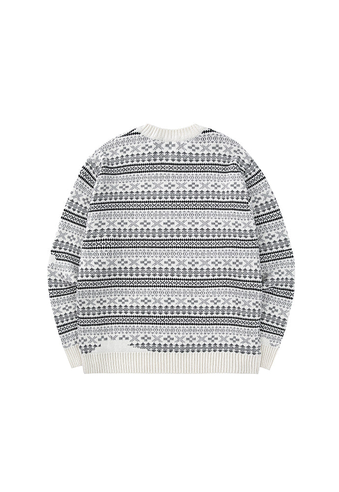 Tonywack - Flow Fair-Isle Sweater (Ecru) product image 9 | TRAB K-Fashion Australia