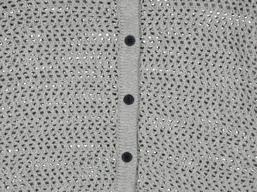 Coyseio - Net Knit Cardigan (Grey) product image 15 | TRAB K-Fashion Australia