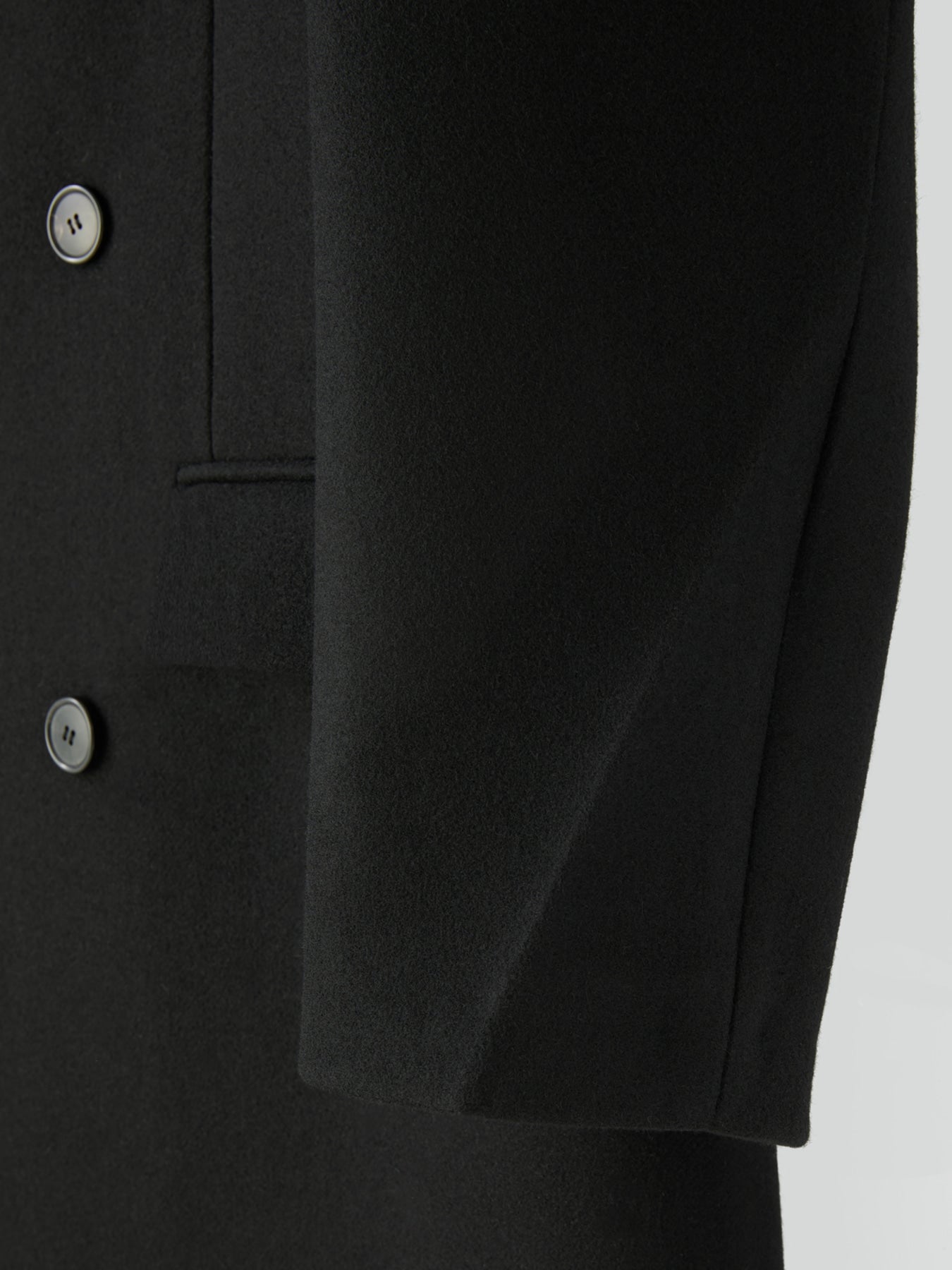 Recto - Classic Tailored Double Breasted Coat (Black) product image 9 | TRAB K-Fashion Australia