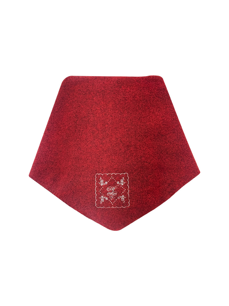 Margarin Fingers - Rose Embroidery Muffler (Red) product image 2 | TRAB K-Fashion Australia