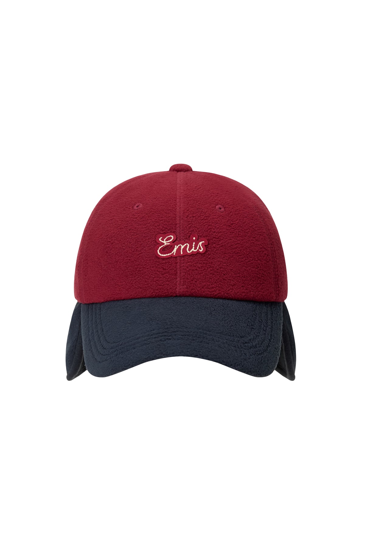 Emis - [10/27 pre-order delivery] Small Line Patch Fleece Ball Cap (Red) product image 1 | TRAB K-Fashion Australia