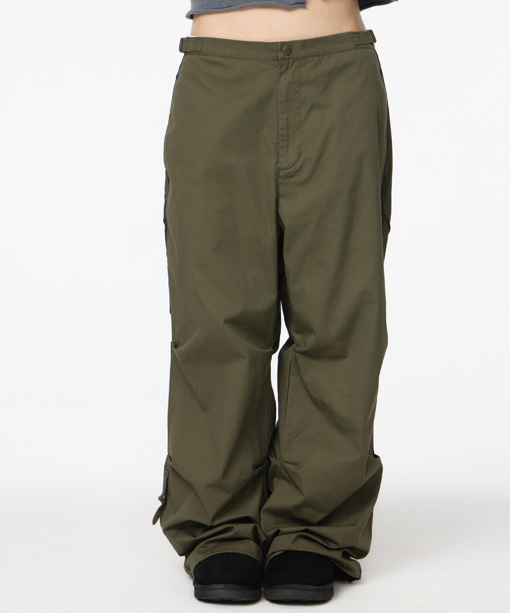 Coyseio - Washed Strap Line Pants (Khaki) product image 3 | TRAB K-Fashion Australia