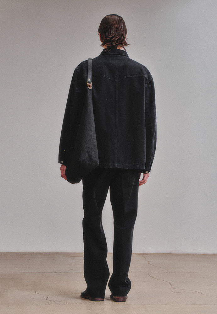 Art if acts - Garment Dyed Western Coverall Jacket (Faded Black) product image 5 | TRAB K-Fashion Australia