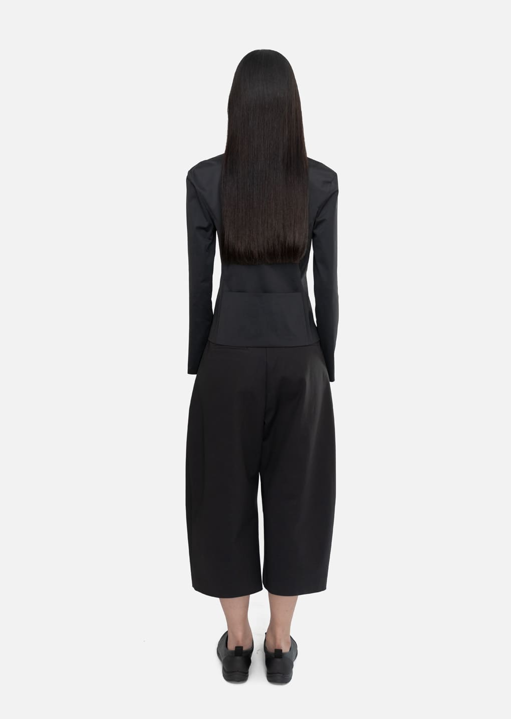 Amomento - Slim Fit Zip Up Jumper (Black) product image 4 | TRAB K-Fashion Australia