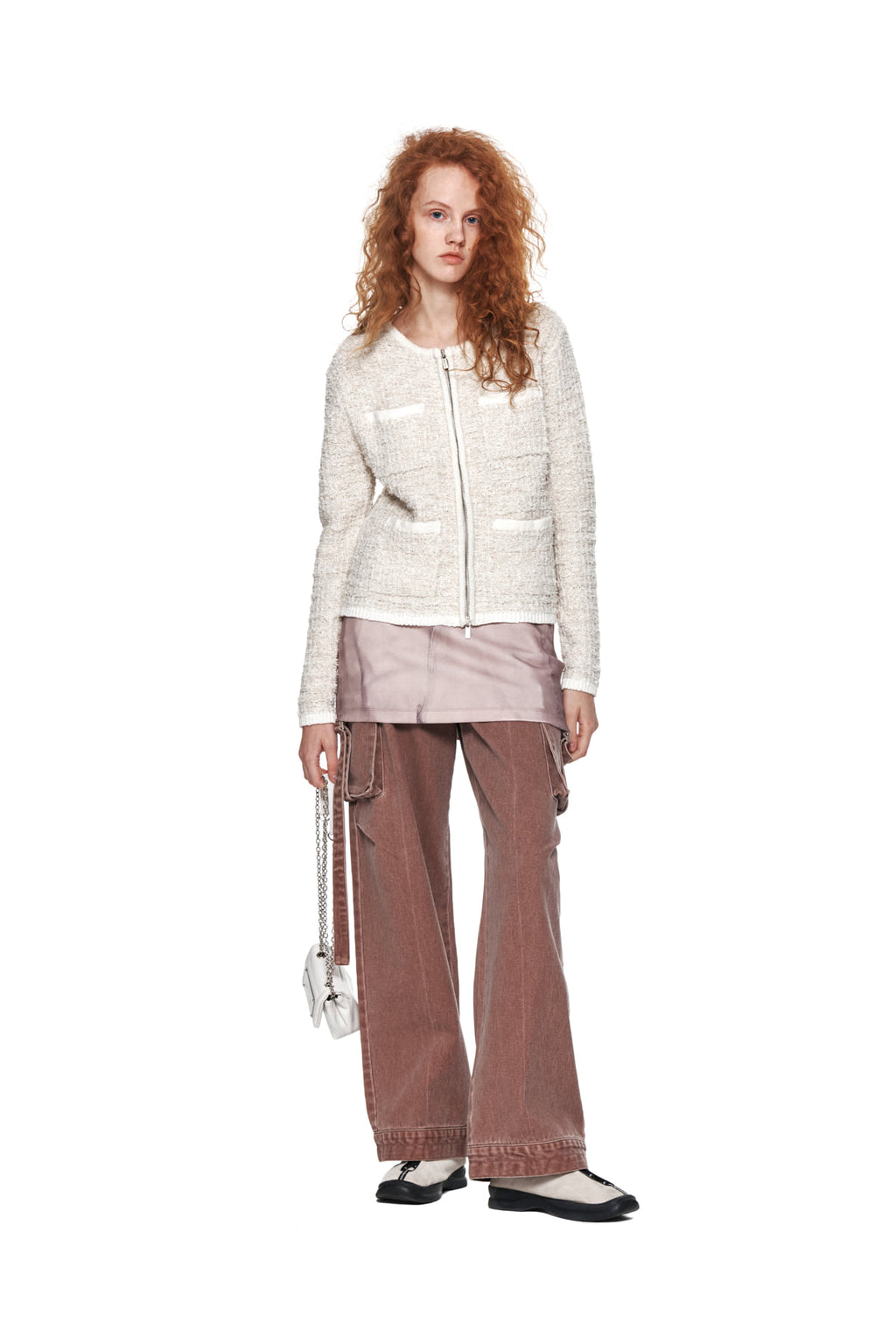 Matin Kim - Color Dying Cargo Pants (Indian Pink) product image 8 | TRAB K-Fashion Australia