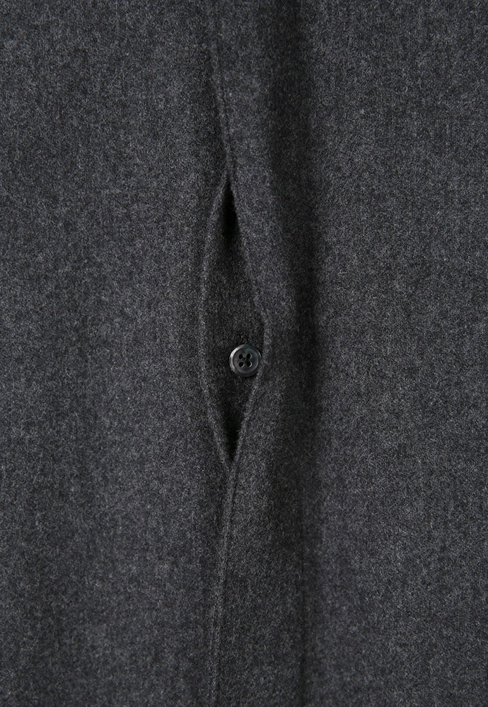 Tonywack - Virgin Wool Hidden Placket Shirt (Grey) product image 11 | TRAB K-Fashion Australia