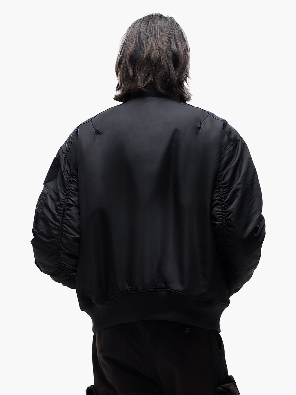 Jiyong Kim - Sun-Bleached Flight Jacket (Black) product image 5 | TRAB K-Fashion Australia