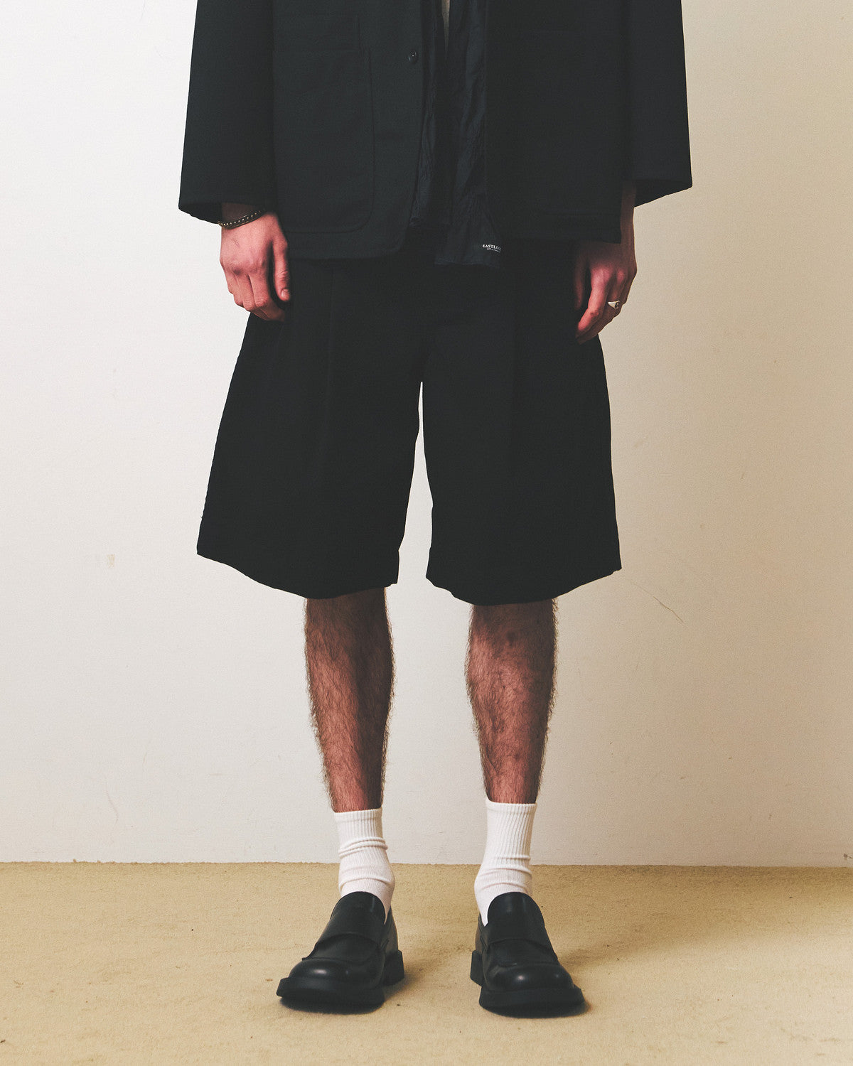 Eastlogue - Trooper Comfort Shorts (Black) product image 1 | TRAB K-Fashion Australia