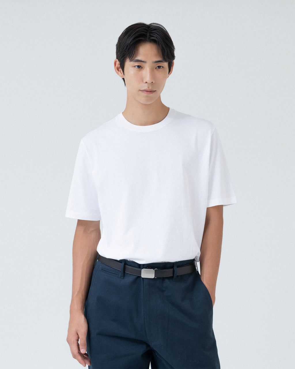 Brownyard - Essential T Shirt (White) product image 1 | TRAB K-Fashion Australia