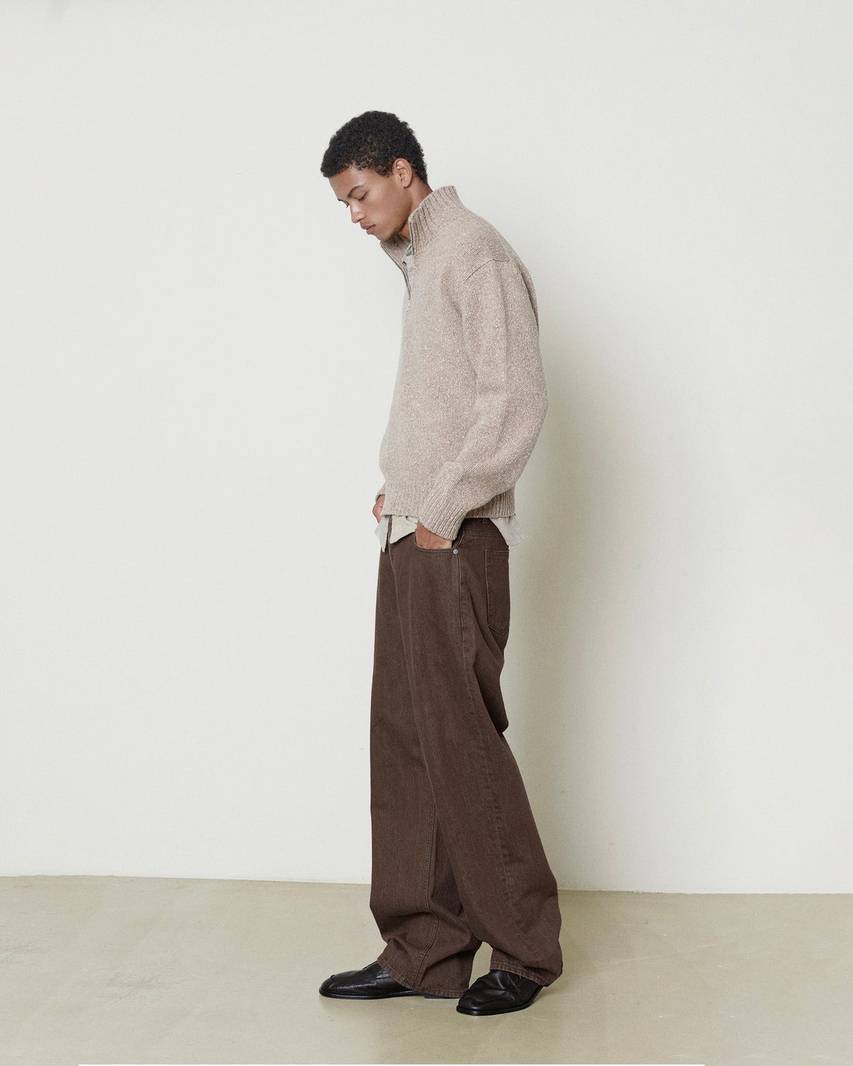 Brownyard - 5p Straight Denim (Brown) product image 2 | TRAB K-Fashion Australia