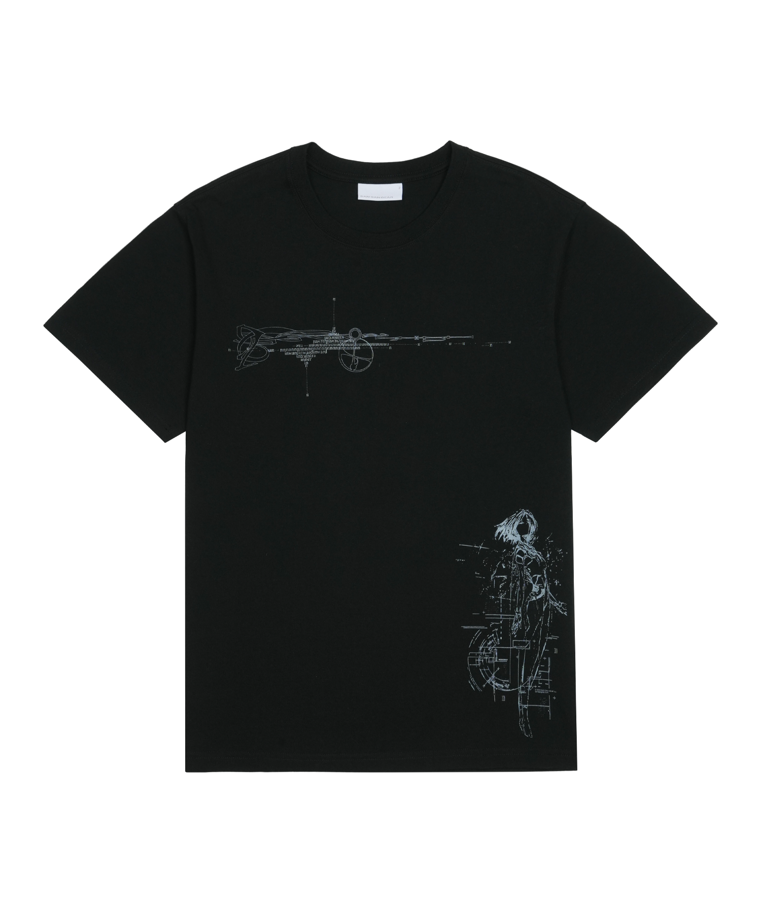 San San Gear - Resonian T-Shirt (Black) product image 1 | TRAB K-Fashion Australia
