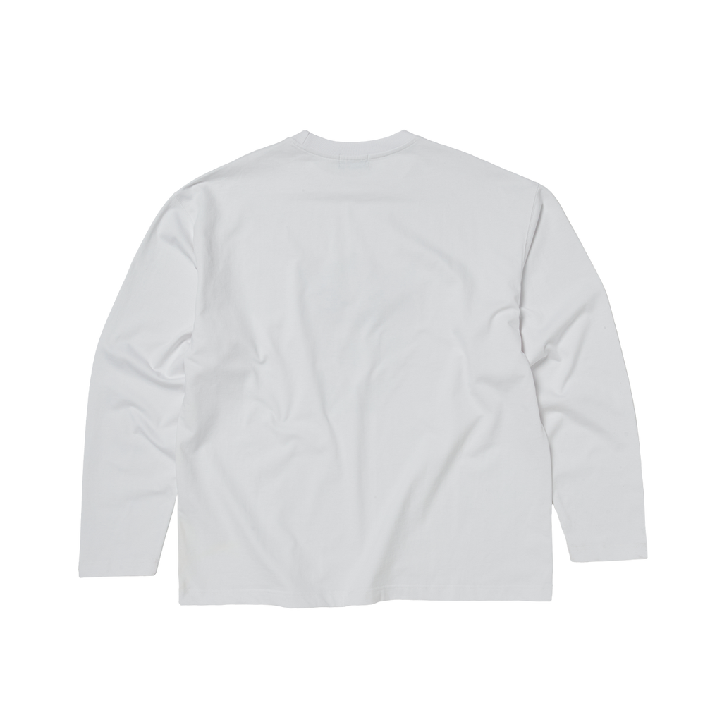 Thug Club - TC Skull Long-Sleeve (White) product image 2 | TRAB K-Fashion Australia