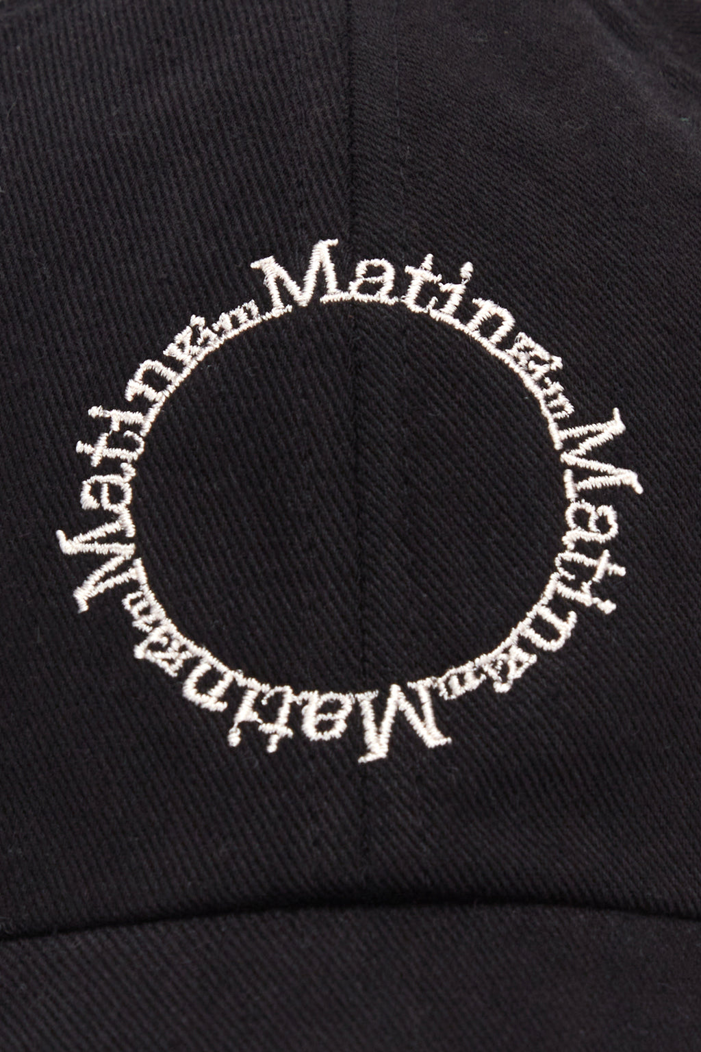 Matin Kim - Macaron Logo Ball Cap (Black) product image 3 | TRAB K-Fashion Australia