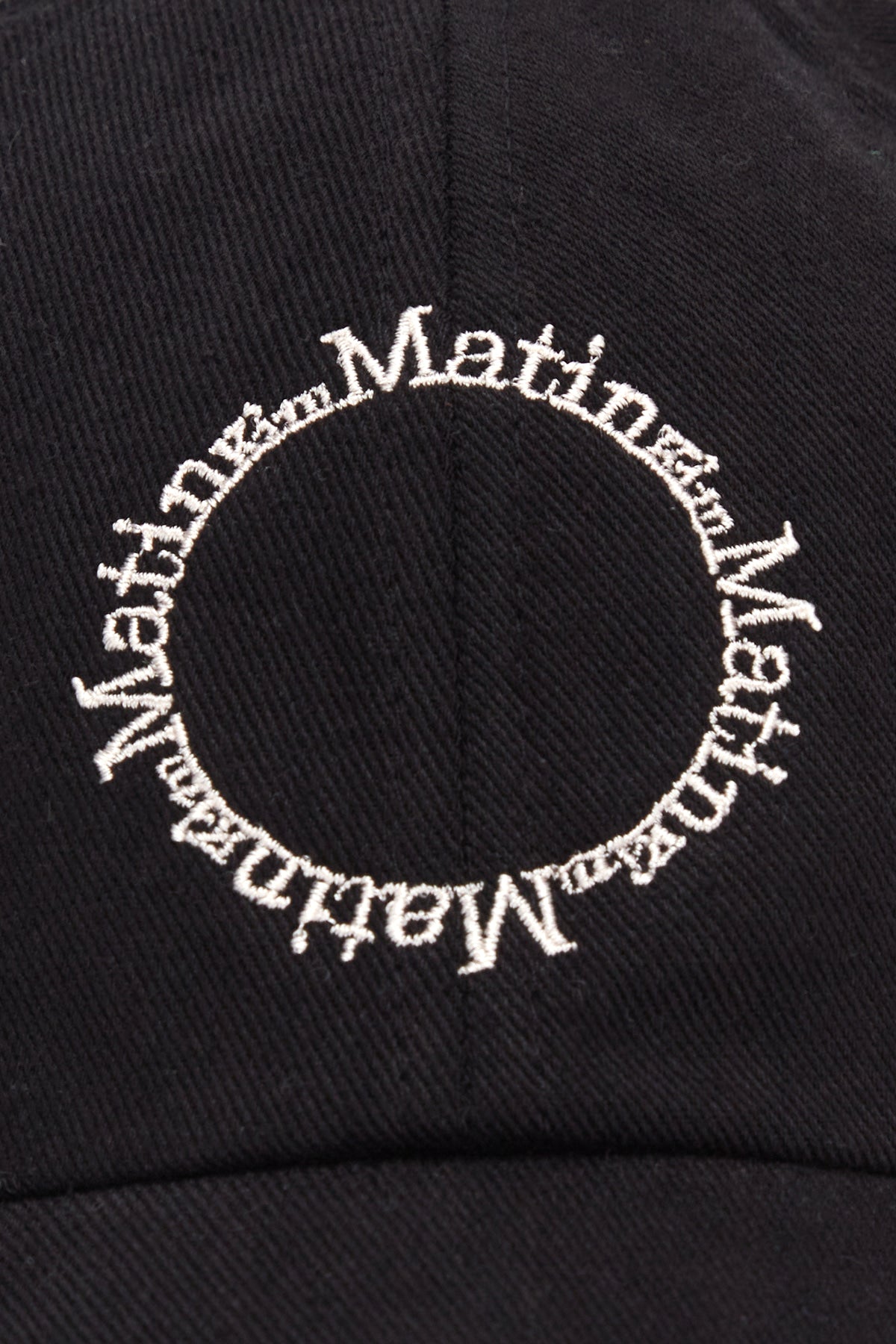 Matin Kim - Macaron Logo Ball Cap (Black) product image 3 | TRAB K-Fashion Australia