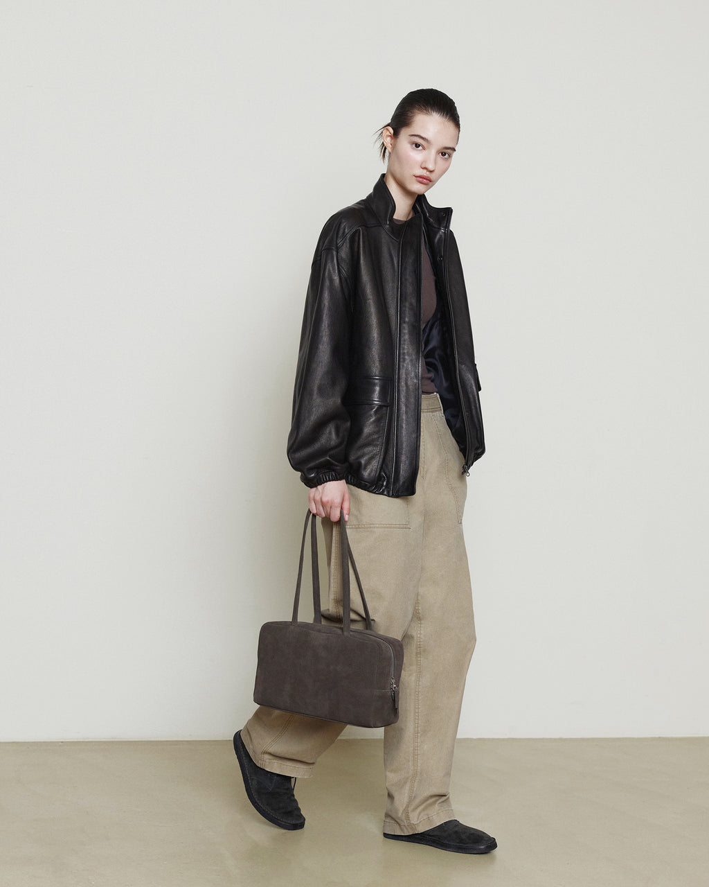 Brownyard - Wide Fatigue Pants (Washed Beige) product image 4 | TRAB K-Fashion Australia