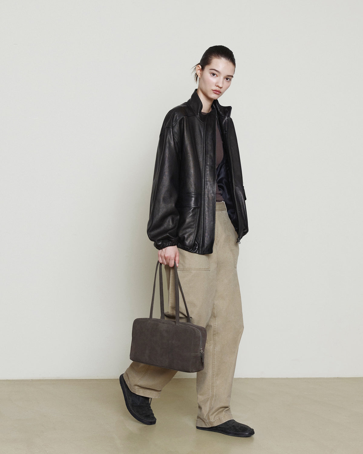 Brownyard - Wide Fatigue Pants (Washed Beige) product image 4 | TRAB K-Fashion Australia