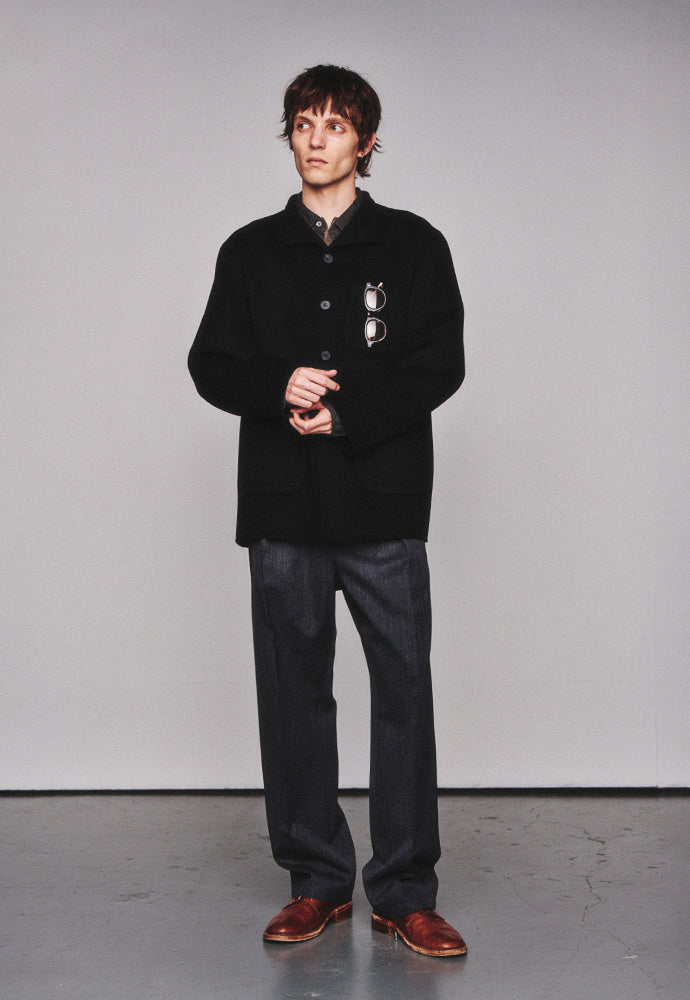 Art if acts - Handmade High Collar Coat (Black) product image 6 | TRAB K-Fashion Australia