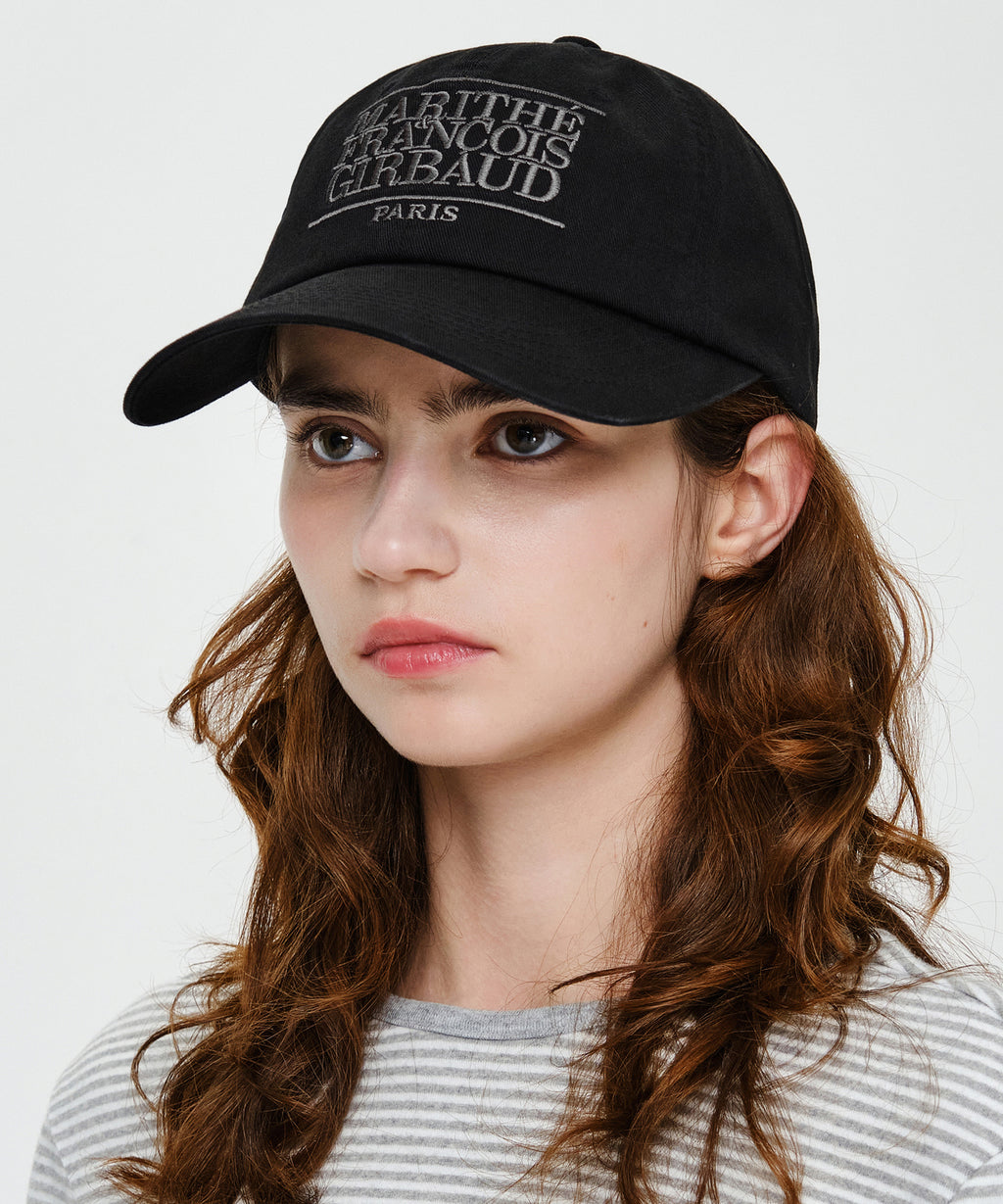 Marithe & Francois Girbaud - Classic Logo Covered Cap (Black) product image 6 | TRAB K-Fashion Australia