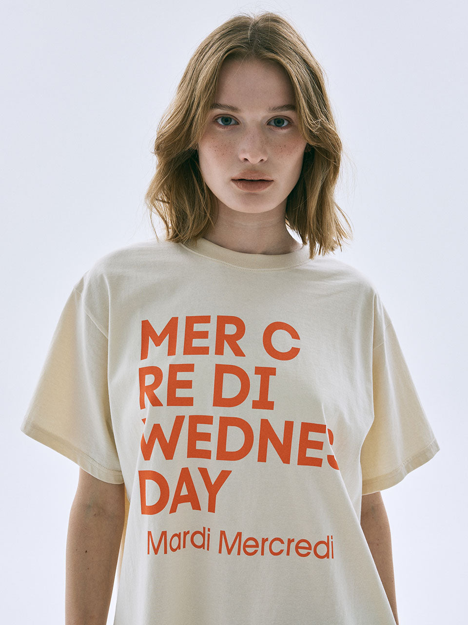 Mardi Mercredi - Tshirt Du Mercredi (Butter Orange) product image 1 | TRAB K-Fashion Australia