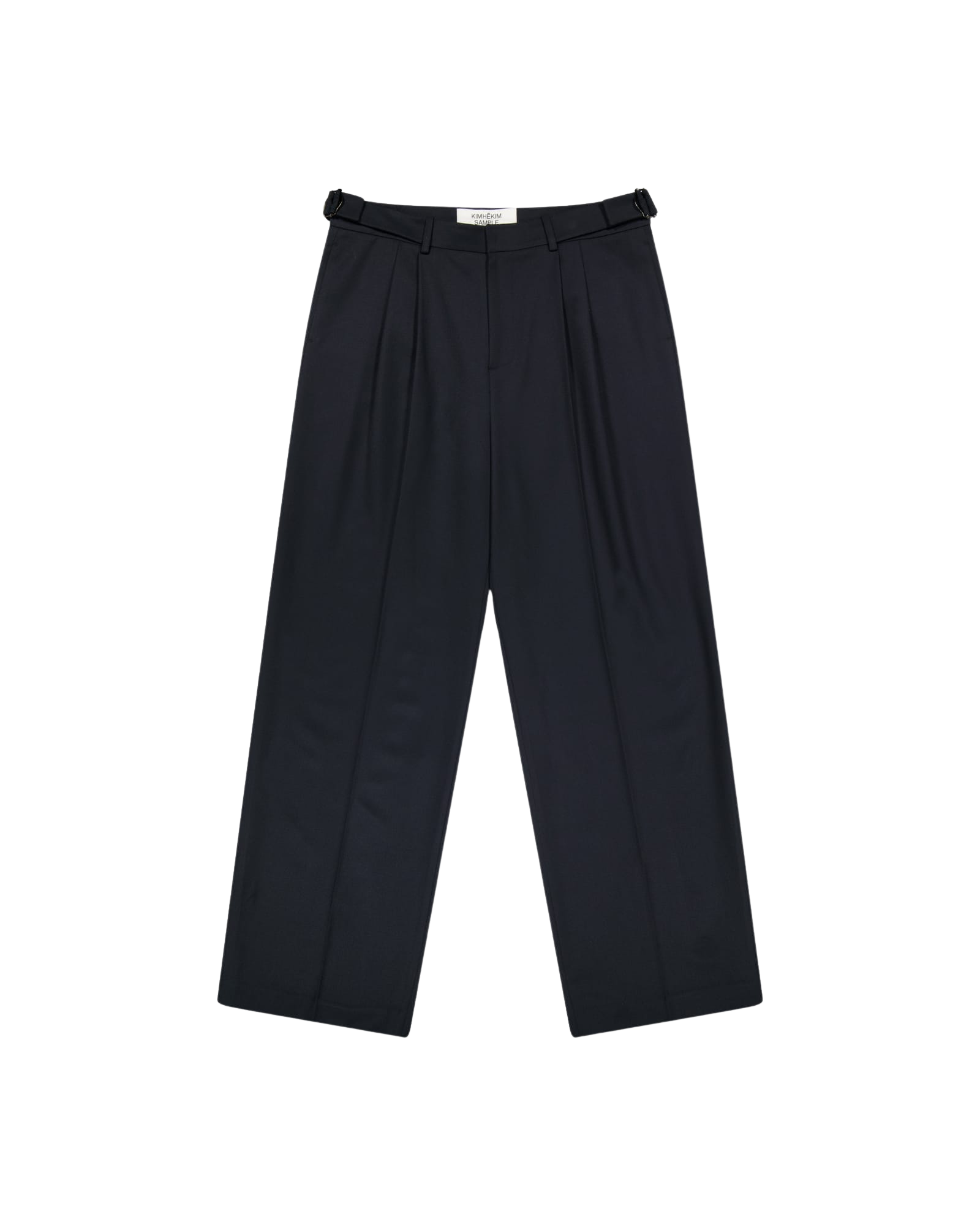 Kimhe Kim - Pleated Trousers (Dark Navy) product image 10 | TRAB K-Fashion Australia
