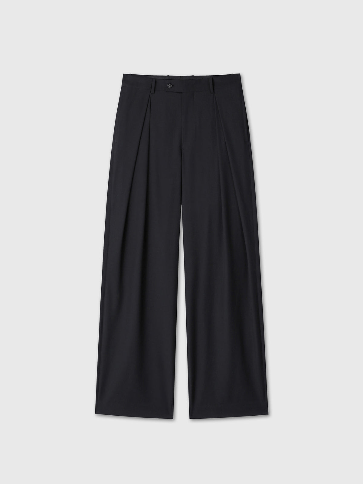 Tonywack - Cross Tuck Wide Trousers (Black) product image 9 | TRAB K-Fashion Australia