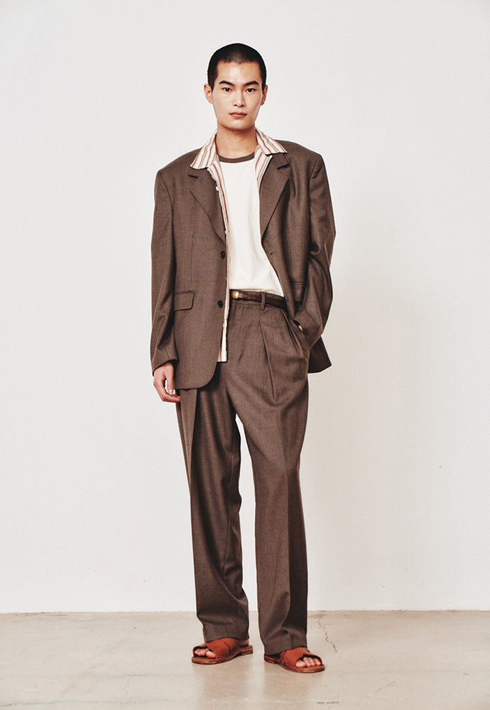 Art if acts - 2 Button Wool Blazer (Cliff Brown) product image 4 | TRAB K-Fashion Australia